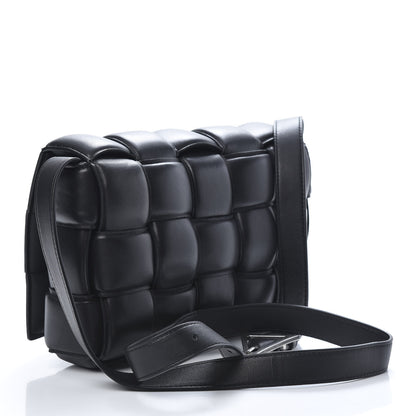 Bottega Veneta Nappa Maxi Intreccio Padded Cassette Crossbody Bag Black 3 of 9