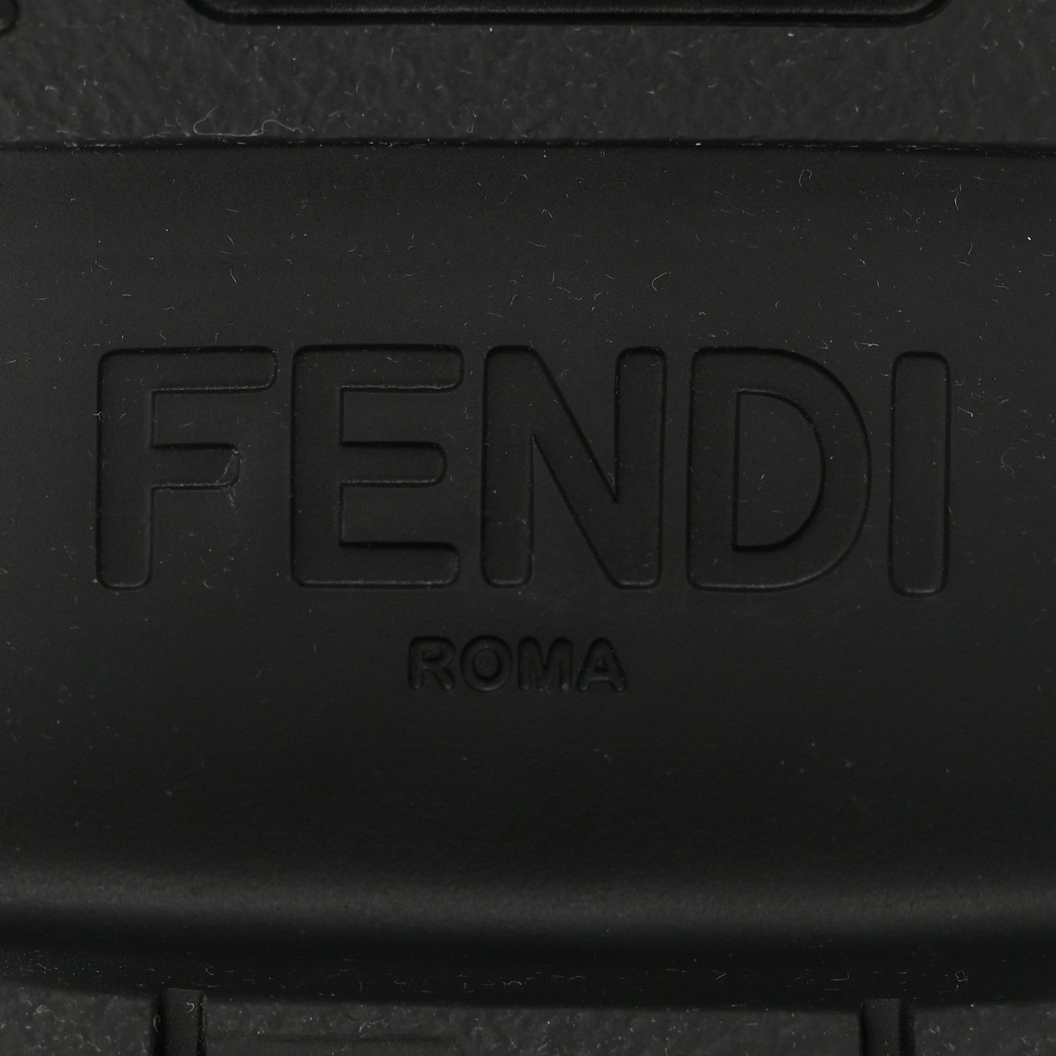 Fendi Vitello Abrasivato Fendigraphy 50mm Loafers 37 Black 6 of 10