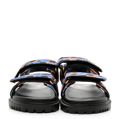 Christian Dior Technical Fabric Mizza Print DiorAct Sandals 40 Multicolor 2 of 8
