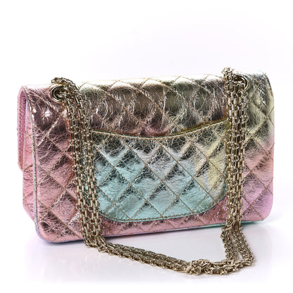 Chanel Metallic Goatskin Quilted 2.55 Reissue 225 Flap Multicolor 3 of 11