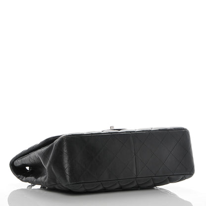 Chanel Lambskin Quilted Jumbo Single Flap Black 4 of 11