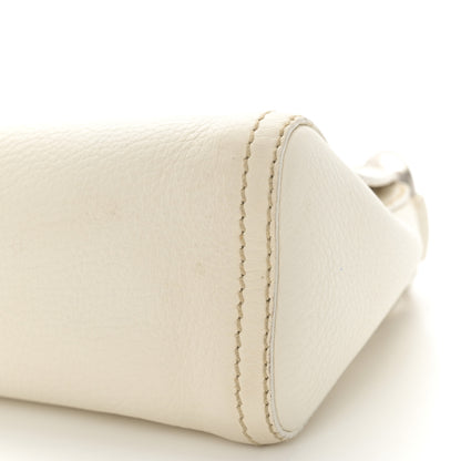 Prada Vitello Daino Swing Flap Shoulder Bag White 13 of 17