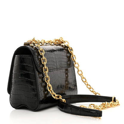 Louis Vuitton Crocodile Twist Mini Shoulder Bag Black 4 of 11