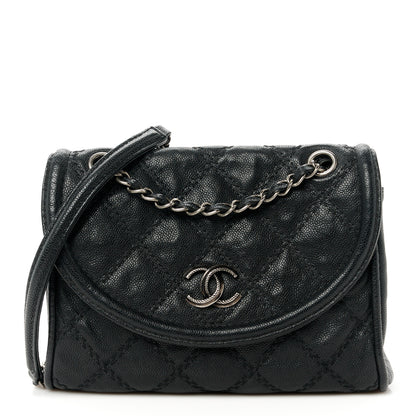Chanel Caviar Stitched Small Flap Black 1 of 10