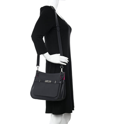 Hermes Swift Verso Jypsiere 28 Bleu Indigo Rose Pourpre 2 of 15