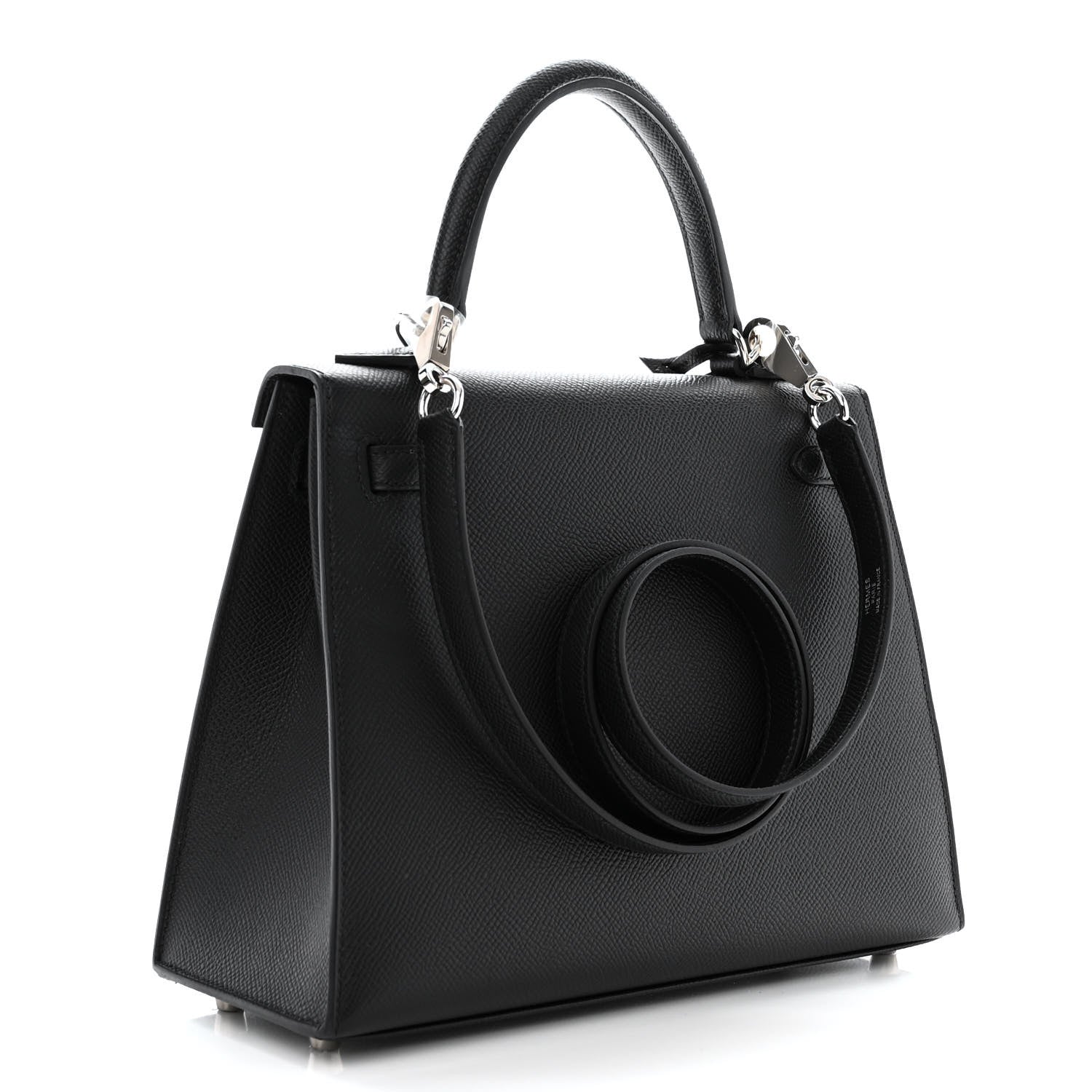 Hermes Epsom Kelly Sellier 25 Black 3 of 13