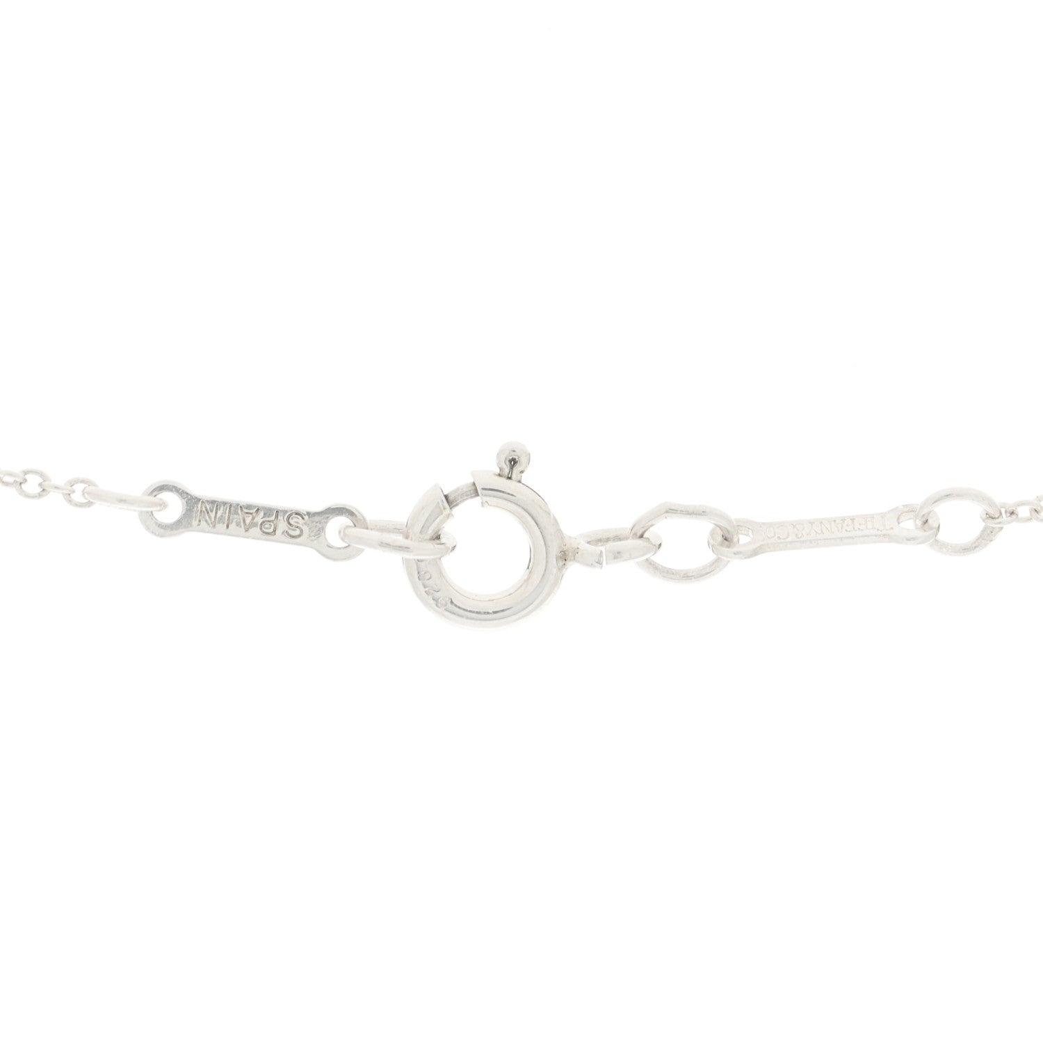 Tiffany Sterling Silver 11mm Elsa Peretti Open Heart Pendant Necklace 4 of 6