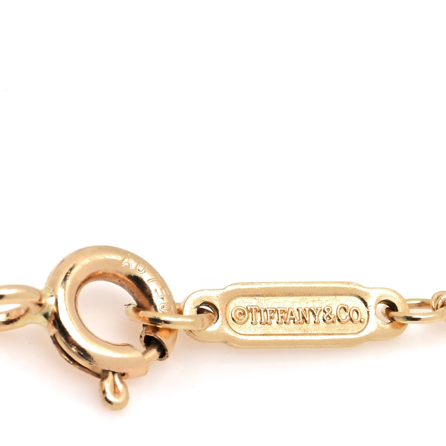 Tiffany 18K Yellow Gold Infinity Bracelet 4 of 5