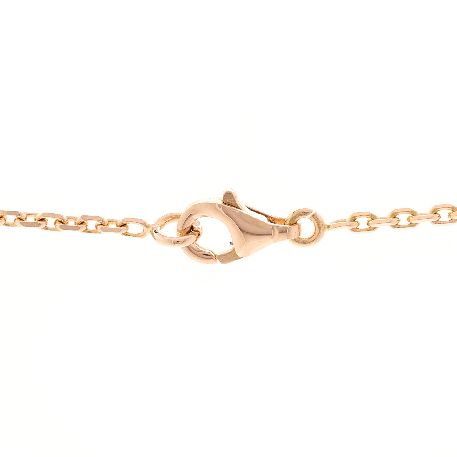 Van Cleef & Arpels 18K Rose Gold Byzantine Alhambra Pendant Necklace 5 of 5