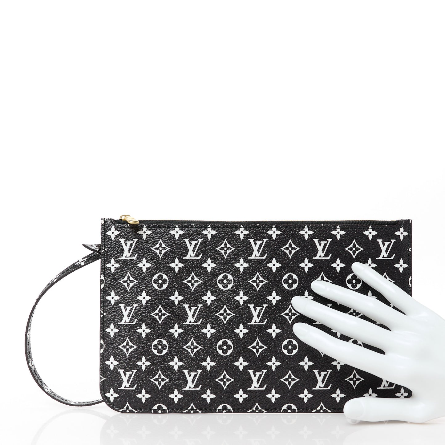 Monogram Giant Jungle Neverfull MM GM Pochette Black
