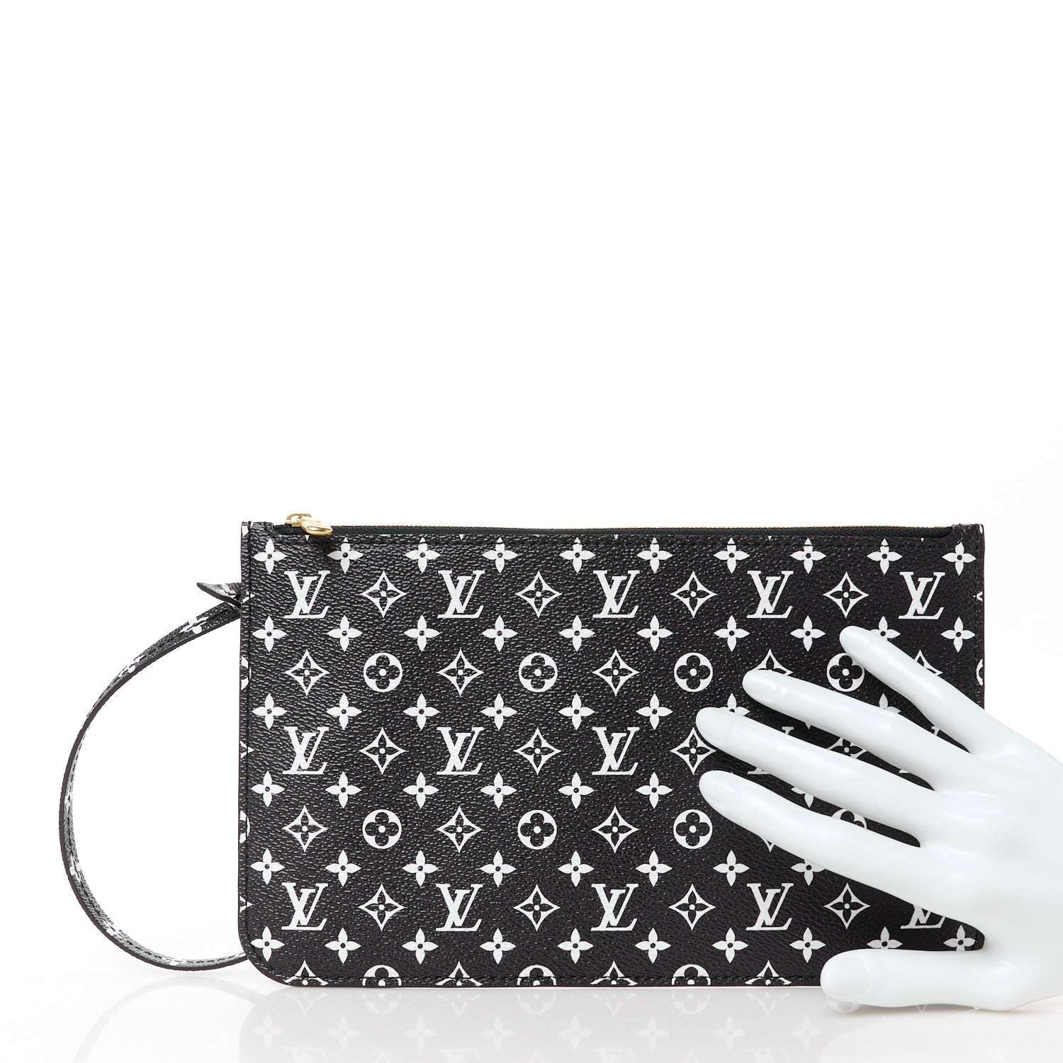 Louis Vuitton Monogram Giant Jungle Neverfull MM GM Pochette Black 2 of 10