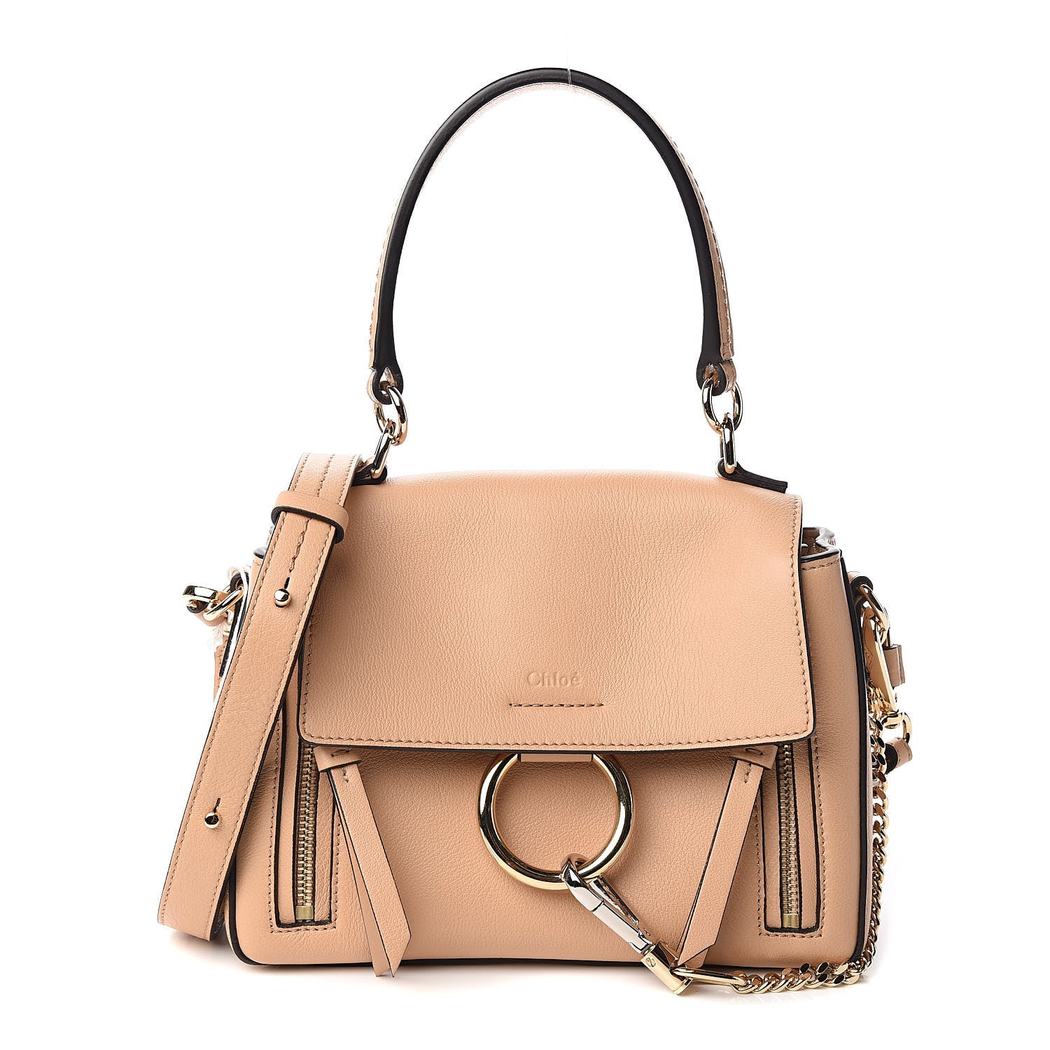 Chloe Calfskin Mini Faye Day Shoulder Bag Blush Nude 1 of 12