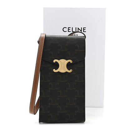Celine Triomphe Canvas Phone Pouch 8 of 8