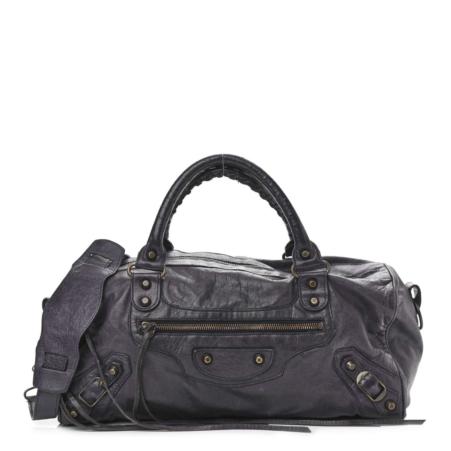 Balenciaga Agneau Classic Hardware Twiggy Ink 1 of 17