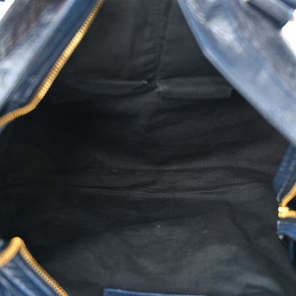 Balenciaga Agneau Giant 12 Gold Hardware City Bleu Obscur 5 of 10