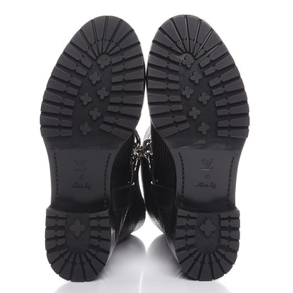 Louis Vuitton Calfskin Outlaw Flat Half Boots 41 Black 5 of 8