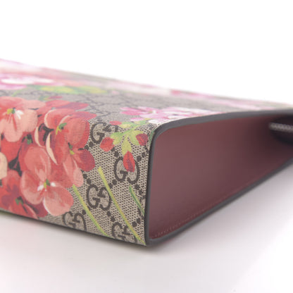 Gucci GG Supreme Monogram Blooms Large Cosmetic Case Beige Multicolor Dry Rose 7 of 11