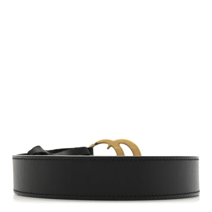 Gucci Calfskin Double G 30mm Belt 85 34 Black 2 of 6