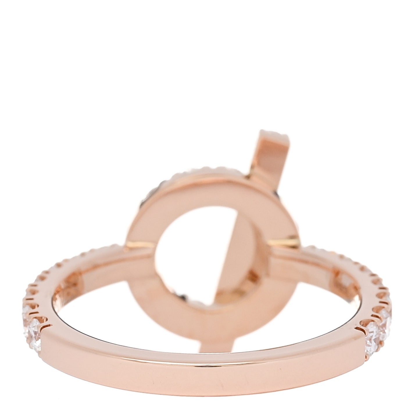 18K Rose Gold Diamond Finesse Ring 52 6