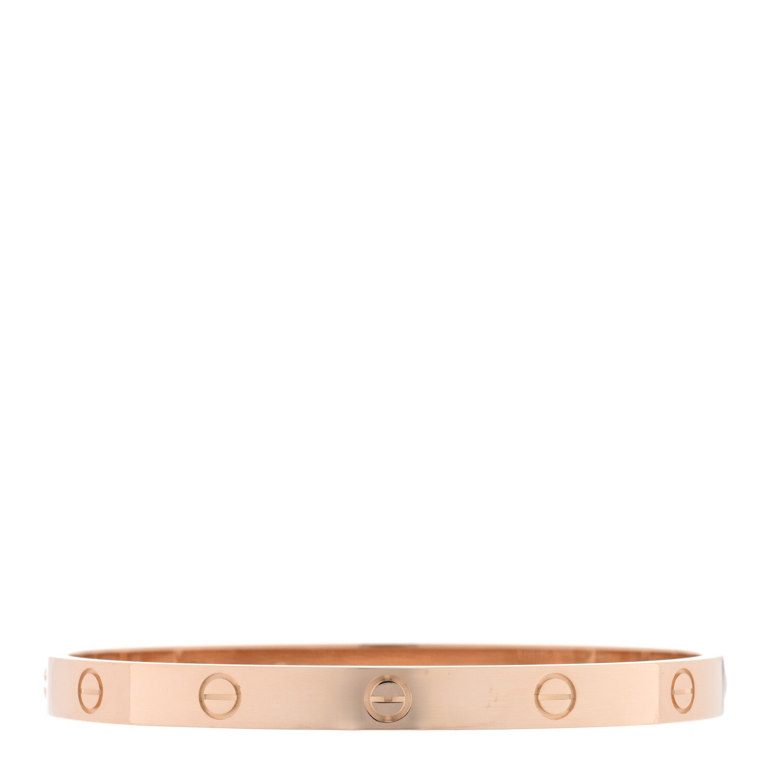 Cartier 18K Pink Gold LOVE Bracelet 19 1 of 6