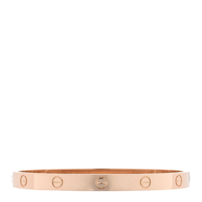Cartier 18K Pink Gold LOVE Bracelet 19 1 of 6