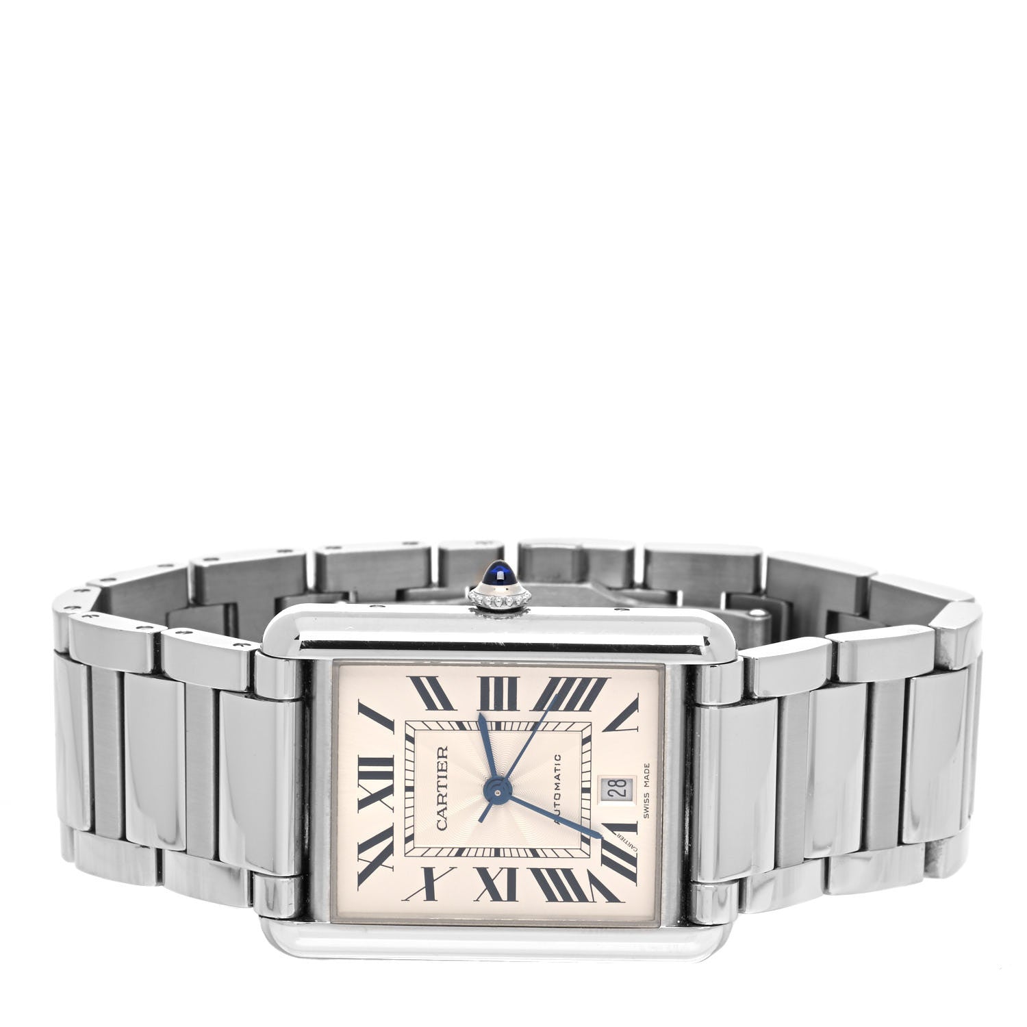 Cartier Stainless Steel 31mm Tank Must Automatic Watch 2 of 5