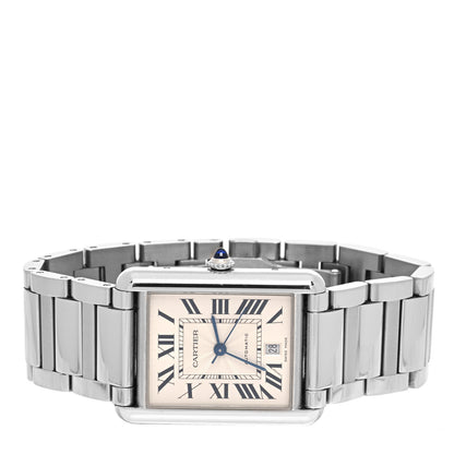 Cartier Stainless Steel 31mm Tank Must Automatic Watch 2 of 5
