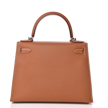 Hermes Epsom Kelly Sellier 28 Gold 4 of 37