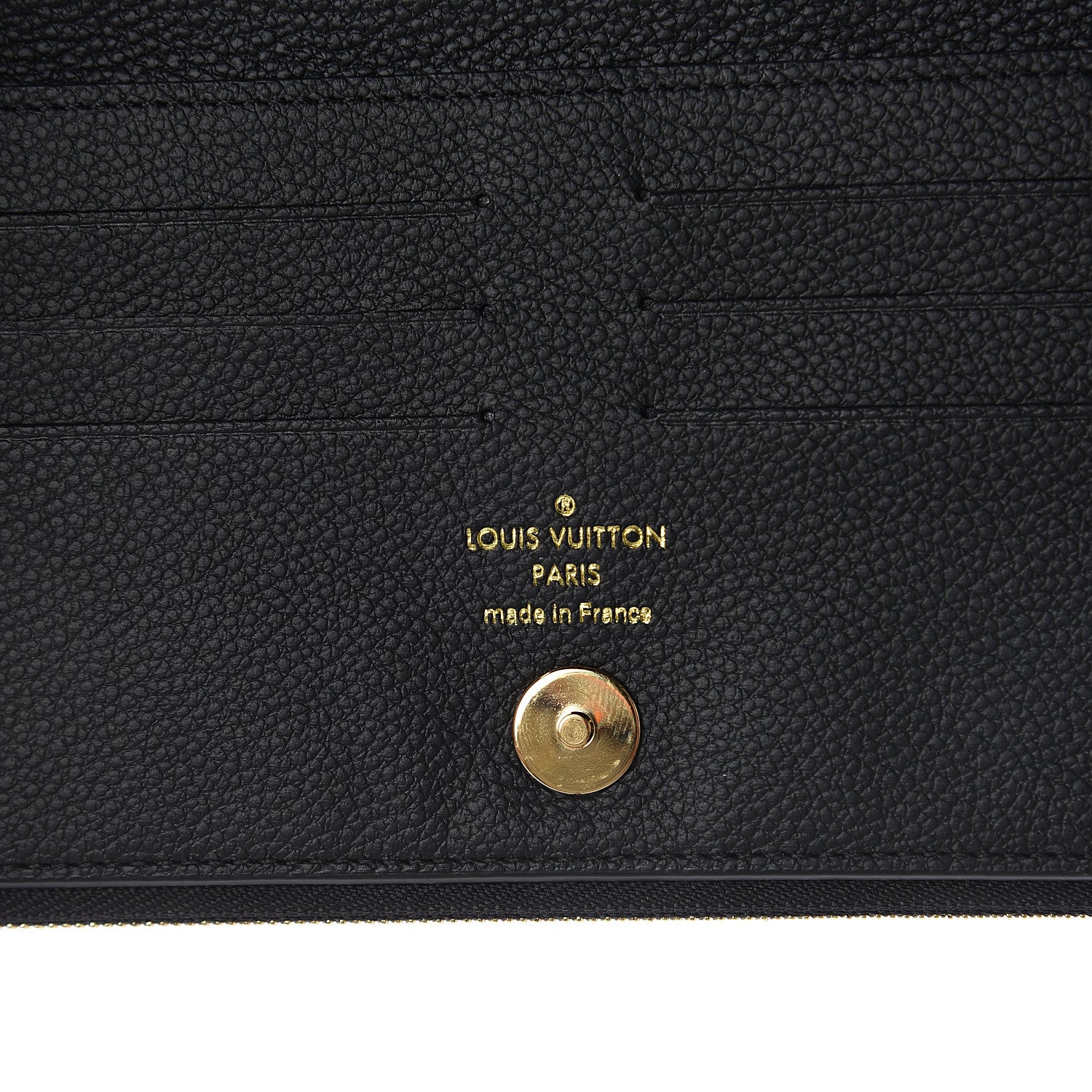 Louis Vuitton Empreinte Adele Wallet Black 5 of 5