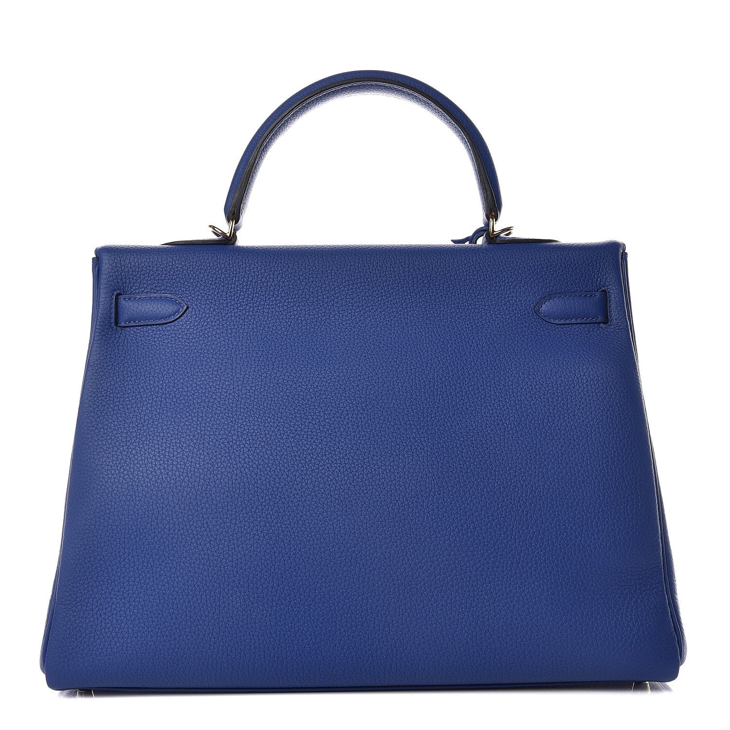Hermes Togo Kelly Retourne 35 Bleu Electrique 4 of 37
