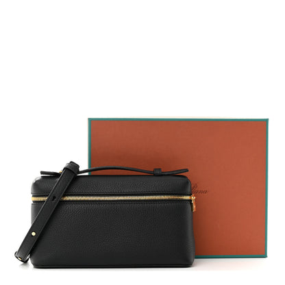 Loro Piana Grained Calfskin L19 Extra Pocket Pouch Black 11 of 11