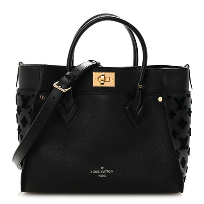 Louis Vuitton Calfskin Monogram Tufting On My Side Black 1 of 9