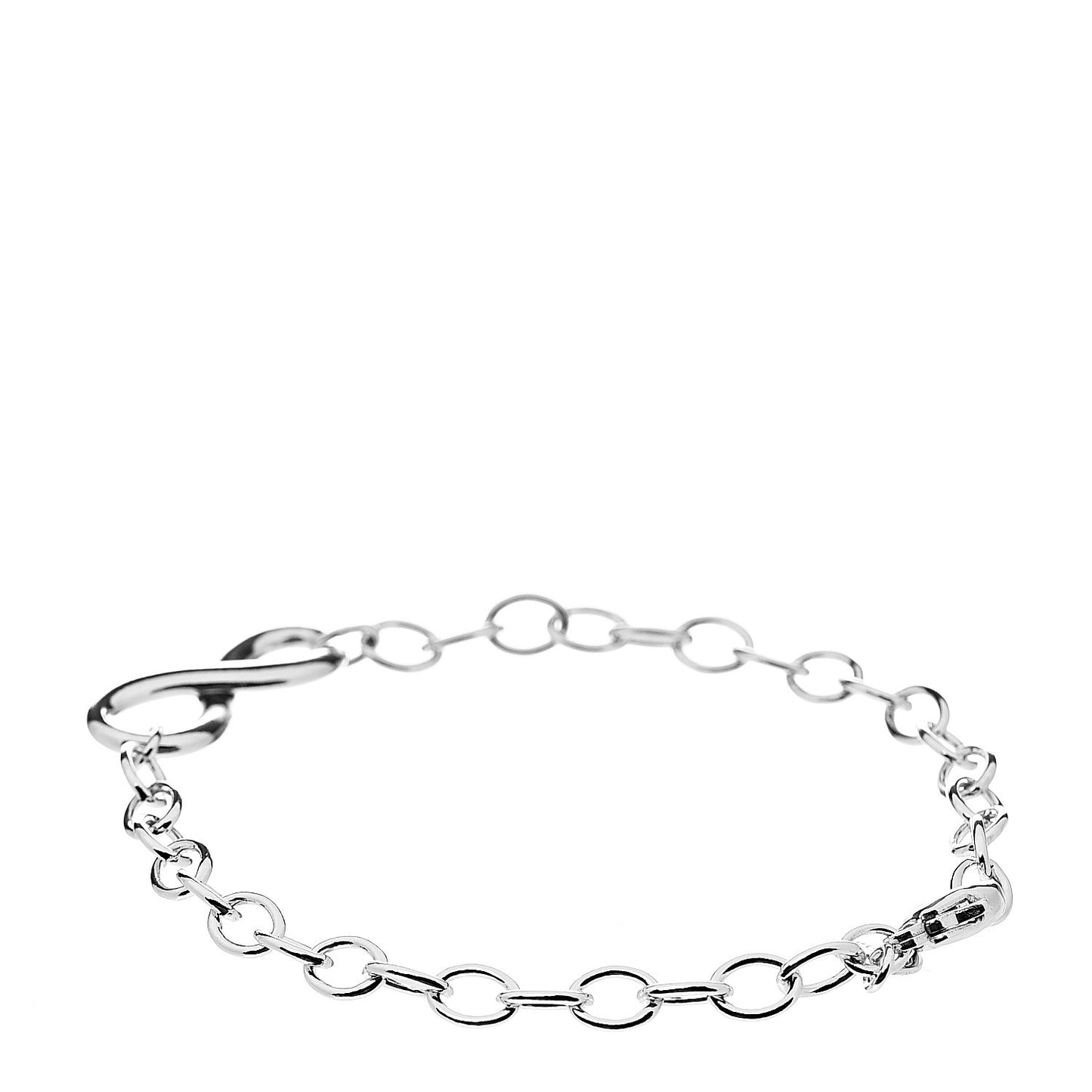 Sterling Silver Infinity Chain Bracelet