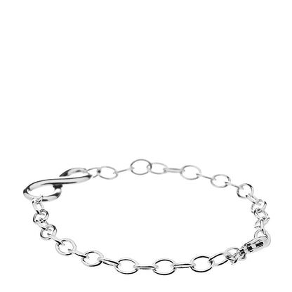 Tiffany Sterling Silver Infinity Chain Bracelet 2 of 3