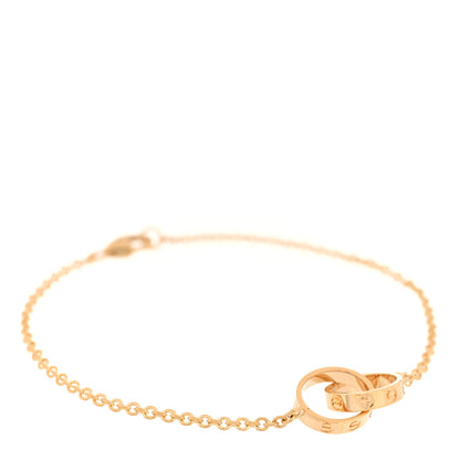 Cartier 18K Yellow Gold Interlocking LOVE Bracelet 1 of 3