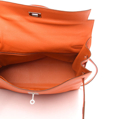 Hermes Togo Kelly Sellier 35 Orange 6 of 15