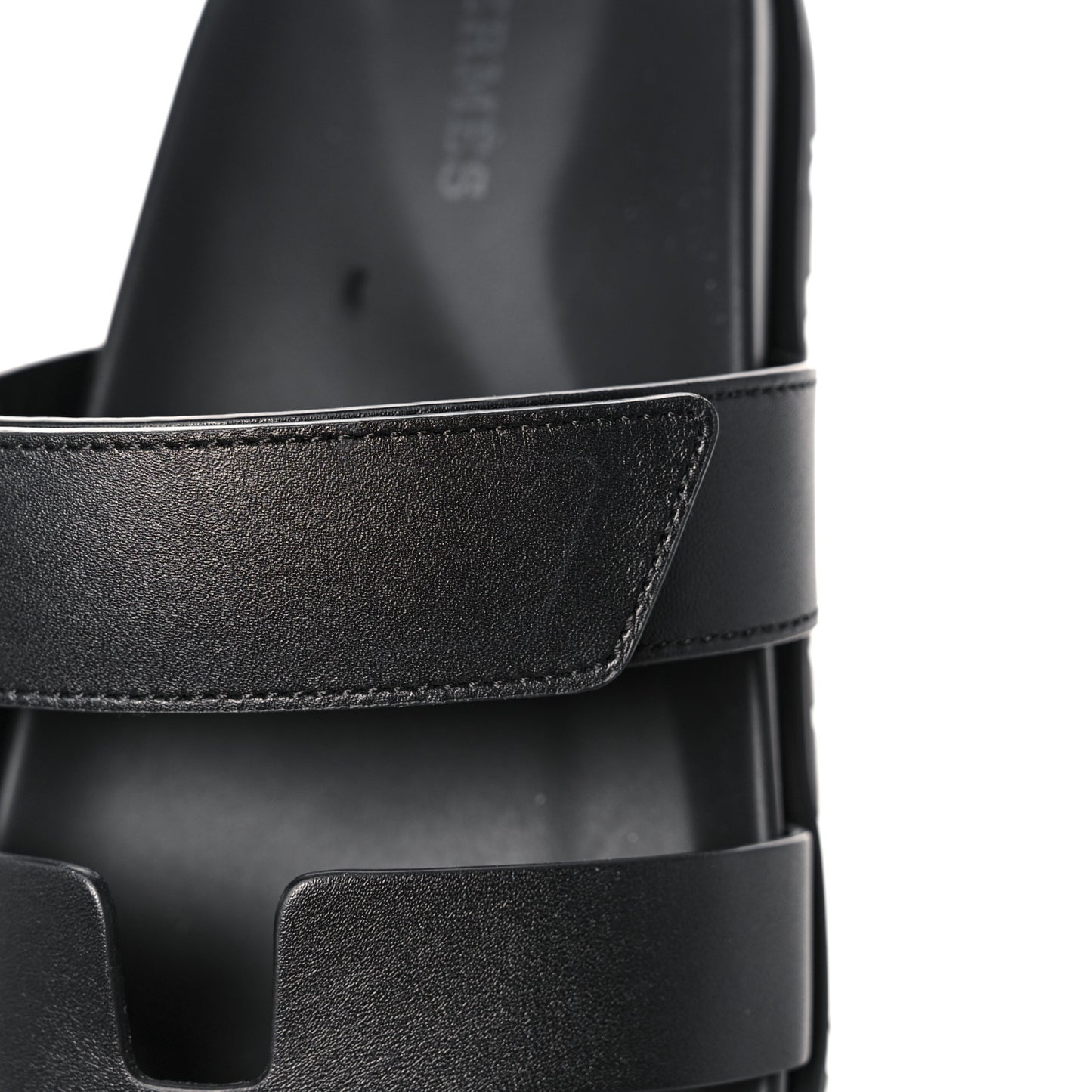 Calfskin Womens Chypre Sandals 38 Black