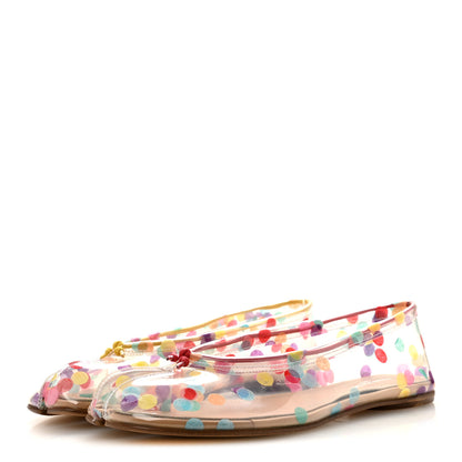 Maison Margiela PVC Confetti Printed Tabi Ballerina Flats 37 Multicolor 4 of 9