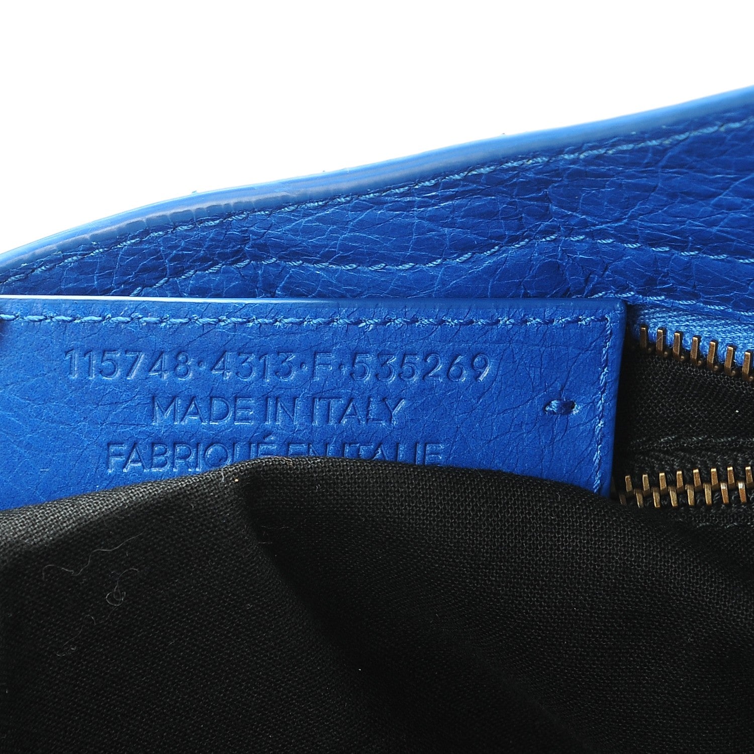 Balenciaga Agneau Classic Hardware City Bleu Lazuli 7 of 7