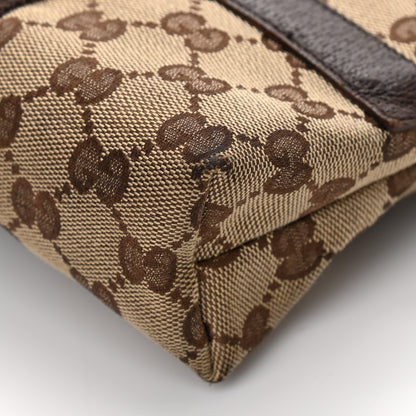 Gucci Monogram Waist Pouch Bag Dark Brown 11 of 16