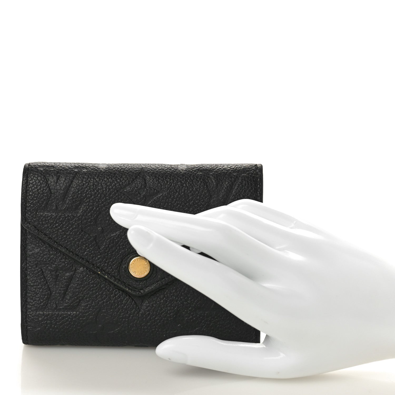 Louis Vuitton Empreinte Victorine Wallet Black 2 of 6