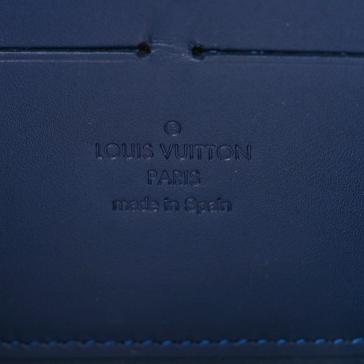 Louis Vuitton Vernis Zippy Wallet Grand Blue 6 of 8
