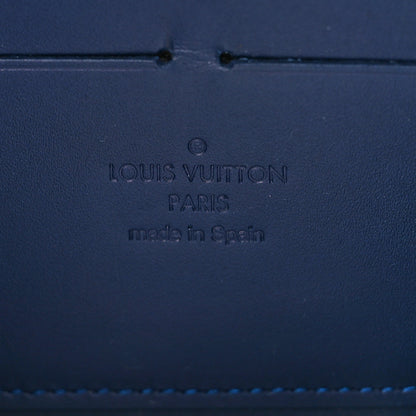 Louis Vuitton Vernis Zippy Wallet Grand Blue 6 of 8