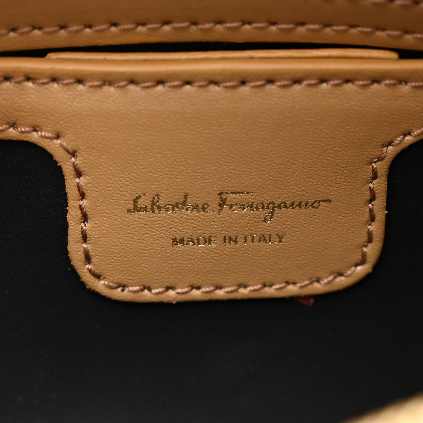 Calfskin Vara Bow Camera Bag Beige