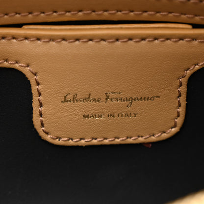 Salvatore Ferragamo Calfskin Vara Bow Camera Bag Beige 6 of 11