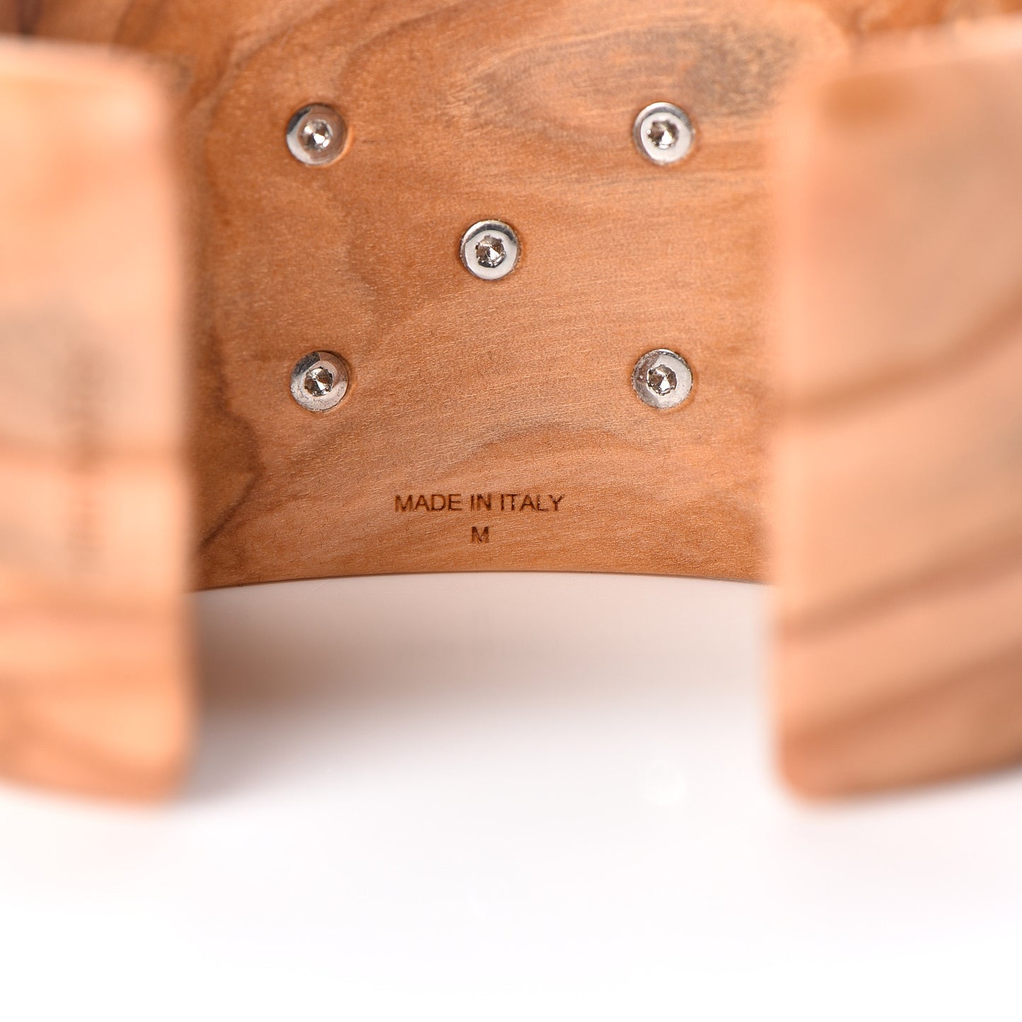 Olive Wood Medor Cuff Bracelet M
