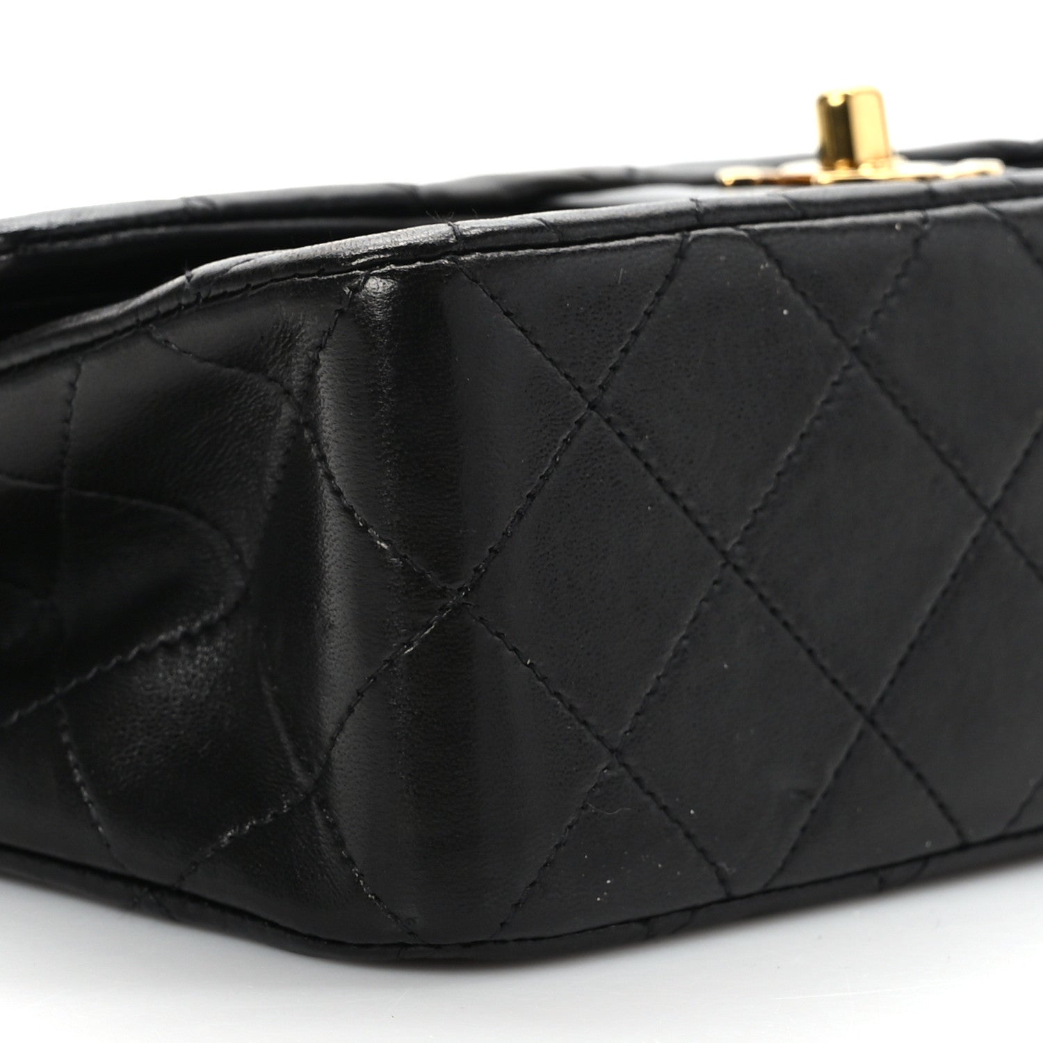 Chanel Lambskin Quilted Small Double Flap Black 7 of 8