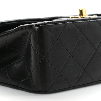 Chanel Lambskin Quilted Small Double Flap Black 7 of 8