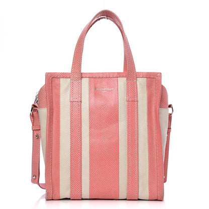 Balenciaga Agneau XS Bazar Shopper Tote Pink White 1 of 16