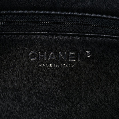 Chanel Shearling Lambskin Chanel 100% Clutch Black 6 of 8